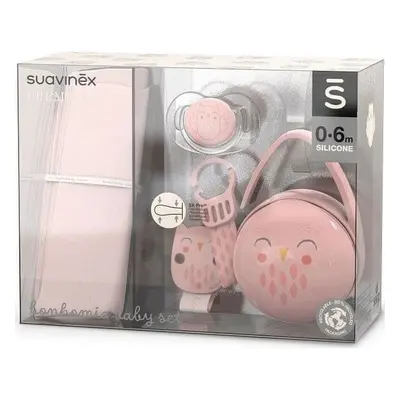 Set regalo per bambini SUAVINEX | BONHOMIA - set 1×1 rosa, set regalo per bambini