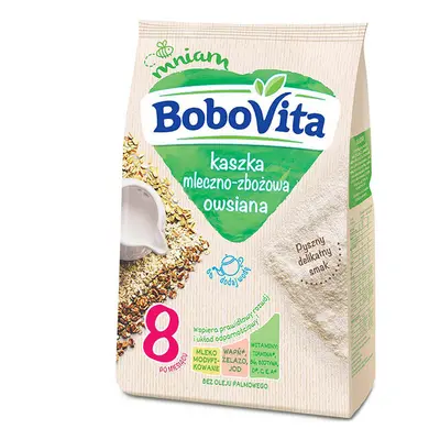 BoboVita Porridge di cereali al latte, farina d'avena, dopo 8 mesi, 230 g