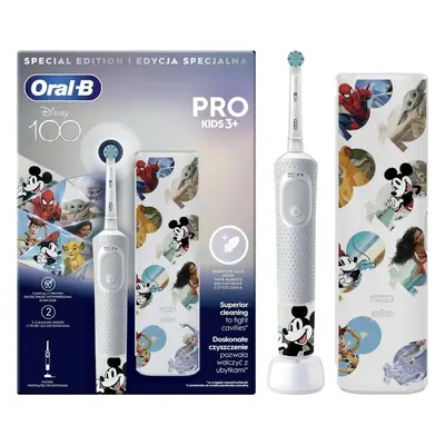 Oral-B EK Pro Kids 3+ Disney EK Pro Kids 3+ + kit da viaggio 1×1, spazzolino elettrico