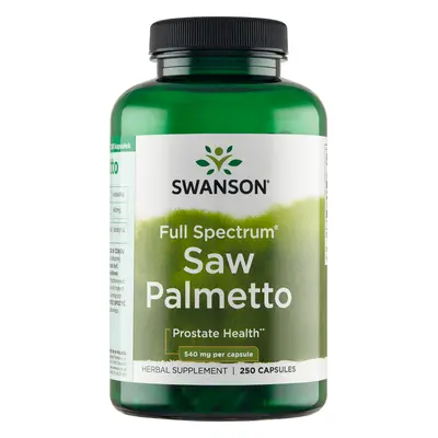 Swanson Saw Palmetto 540 mg, palma sabal, 250 capsule