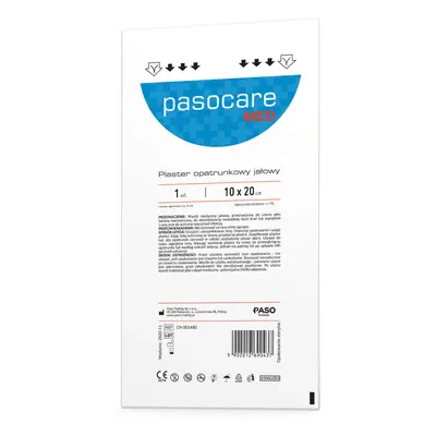 Pasocare Med, cerotto per medicazione, sterile, 10 cm x 20 cm, 1 pezzo