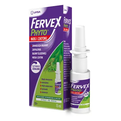 Fervex Phyto Naso e Seni, spray nasale, 15 ml