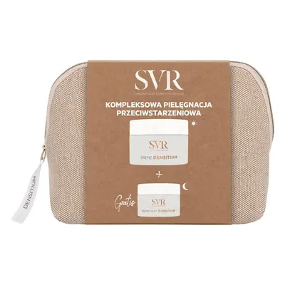 SVR Densitium Creme Reno set, crema antietà, 50 ml + lozione notte, 15 ml + borsa cosmetica in r