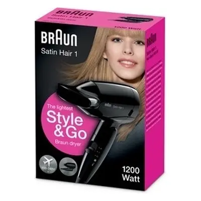 Braun Satin Hair 1 Hd 130 To Go 1pc 1×1 1pc asciugacapelli