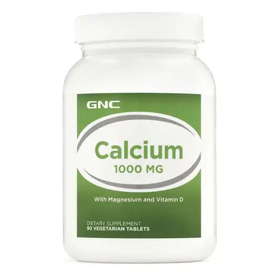 Gnc Calcium 1000 Mg, Calcio con magnesio e vitamina D, 90 Tb