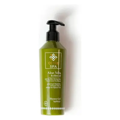 Gel doccia con aloe vera e olio d'oliva OLIVE SPA 250 ml