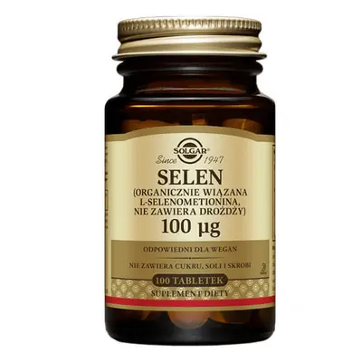 Solgar Selenium 100µg, 100 compresse