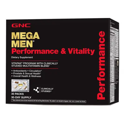 Mega Men® Performance & Vitality Vitapak®, Complesso multivitaminico per uomo, Performance e vit