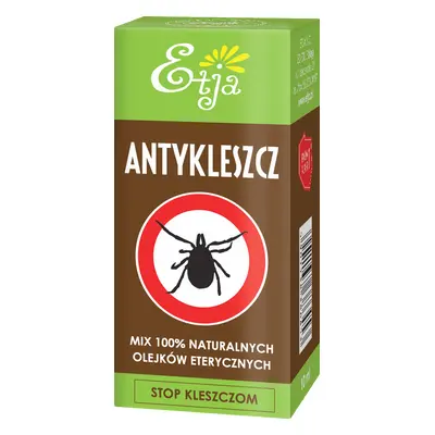 Etja Anticleszcz, miscela di oli essenziali naturali repellenti per le zecche, 10 ml