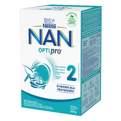 Nestle NAN Optipro 2, Latte di proseguimento per lattanti oltre i 6 mesi, 650 g