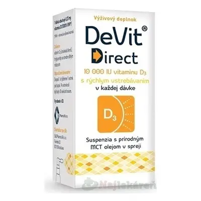 DeVit Direct 10 000 UI 1×6 ml, integratore alimentare