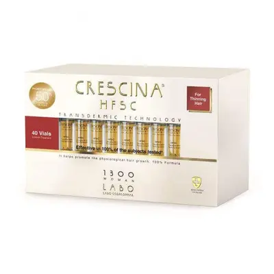 Trattamento Crescina Hfsc Transdermic 1300 Donna, 40 fiale, Labo