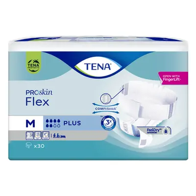 Tena Flex ProSkin, pannolini, taglia M, 71-102 cm, Plus, 30 pz