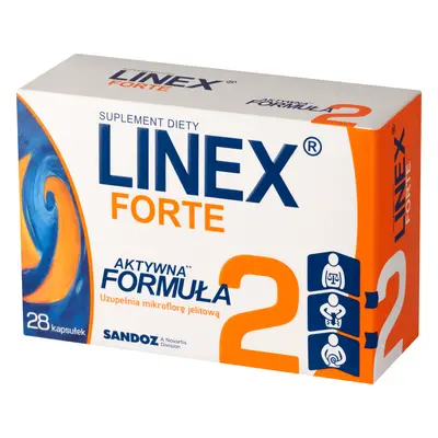 Linex Forte 28 capsule - Formula potenziata per il corretto equilibrio della flora batterica int