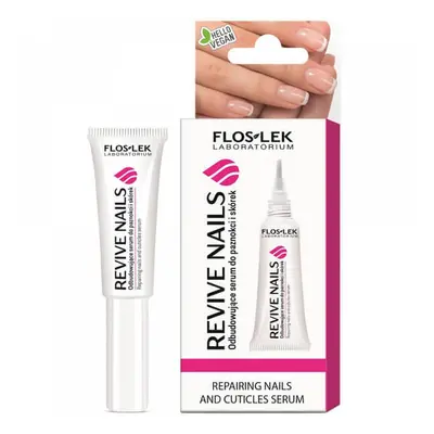 Siero ricostruttore per unghie e cuticole Flos-Lek Revive, 8ml