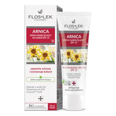 Flos-Lek Arnica, crema idratante SPF 15, 50 ml