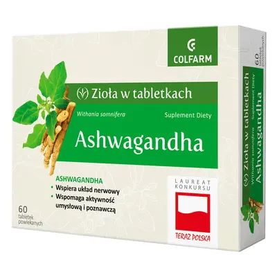 Erbe in compresse Ashwagandha, 60 compresse