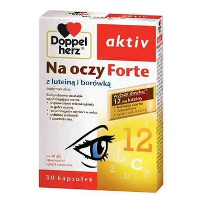 Integratore Alimentare per gli Occhi Doppelherz Aktiv, Forte 30 Capsule