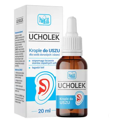 Ucholek, gocce per le orecchie, 20 ml - Lunga durata!