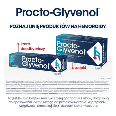 Prodotto per emorroidi: Complesso Procto-Glyvenol, 30 compresse.