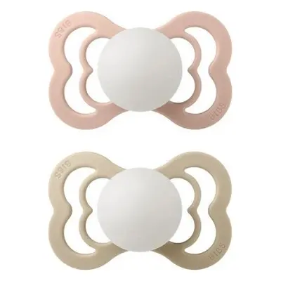 Succhietti in silicone BIBS Supreme 2pz 1×1 pz - misura 1, blush nighttime/vanilla nighttime