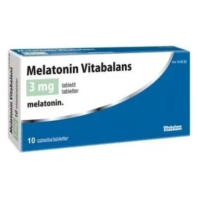 Melatonina Vitabalans Melatonina 3 mg compresse 1×10 tbl, per il trattamento della malattia zonu