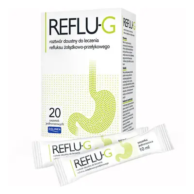 Integratore Naturale per Problemi Gastrici - Reflu-G, 20 Bustine