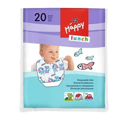 Bella Baby, bavaglini monouso, Happy Lunch, 20 pz