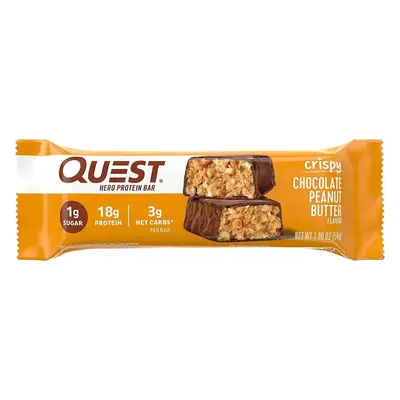 Barretta proteica croccante Quest Hero al gusto di cioccolato e burro di arachidi, 54 G