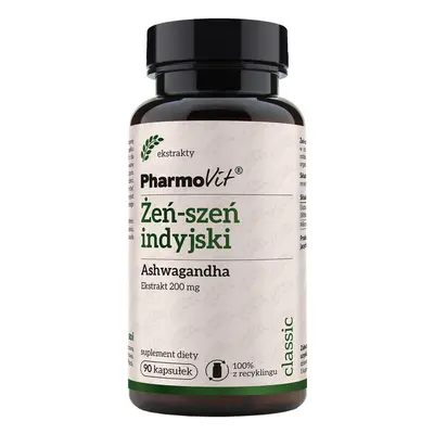 PharmoVit Ginseng indiano, ashwagandha, 90 capsule