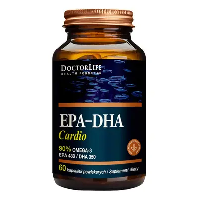 Vita del Dottore EPA-DHA Cardio - 90% Omega-3 EPA 480/ DHA 350, 60 capsule