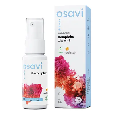 Osavi Complesso vitaminico B, spray orale, gusto arancia, 25 ml