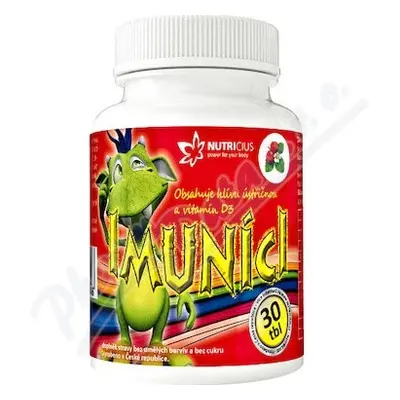 IMMUNICI Fungo ostrica con vitamina D3 per bambini 1×30 tbl, vitamina D3