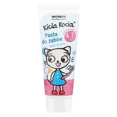 Dentifricio Bubble Gum Kicia Kocia, per bambini 4-7 anni, 50 ml