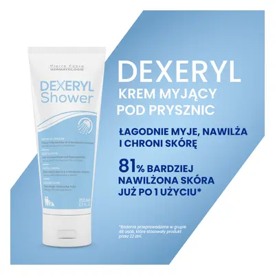 Dexeryl, Doccia, crema detergente per neonati, bambini e adulti, pelle molto secca e atopica, 20