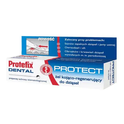 Gel per Gengive Protefix Protect, Lenitivo e Rigenerante, 10 ml