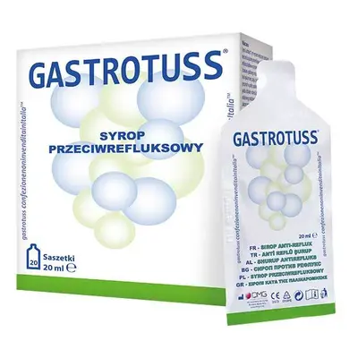 Sciroppo antireflusso Gastrotuss, 20 buste da 20 ml