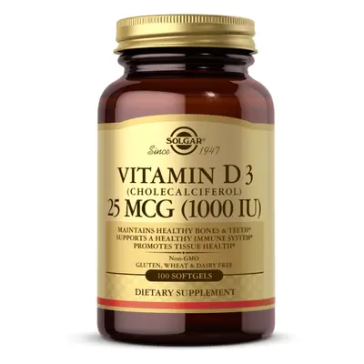 Solgar Vitamina D3 1000 UI, 100 capsule