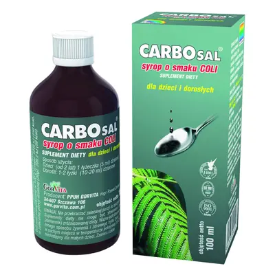 Sciroppo Carbosal al Sapore di Cola - Soluzione Naturale per Dispepsia Intestinale, 100 ml