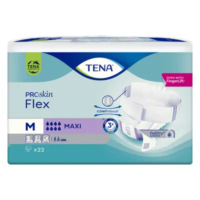 Tena Flex ProSkin, pannolini, taglia M, 71-102 cm, Maxi, 22 unità