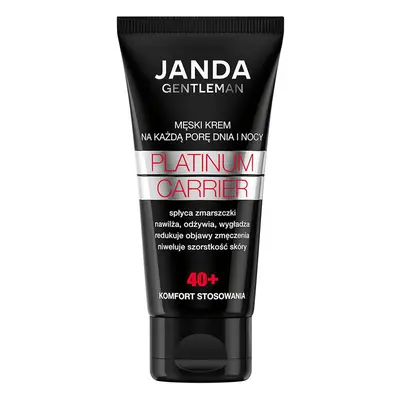 Janda Gentleman Platinum Carrier 40+, crema viso per uomo, 50 ml