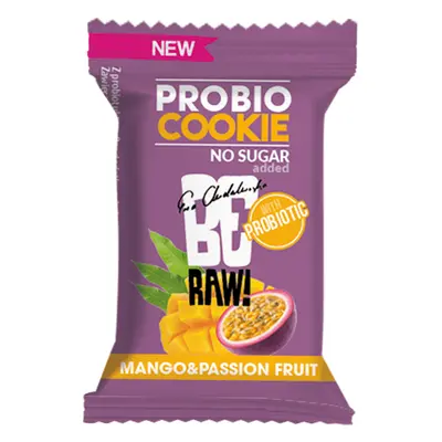 BeRAW! Probio, torta probiotica, mango e frutto della passione, 18 g