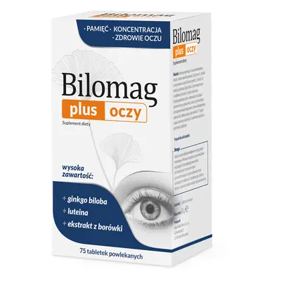 Bilomag Plus Integratore per la Migliorare la Vista, 75 Compresse