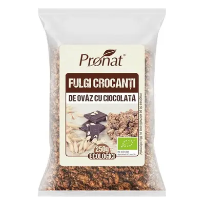 Fiocchi d'Avena Bio Croccanti con Cioccolato, 250 g, Pronat