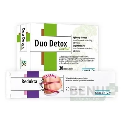 GENERICA DUO DETOX Herbal 1×30 tbl, integratore alimentare