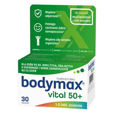 Integratore alimentare Bodymax Vital 50+ con 30 compresse