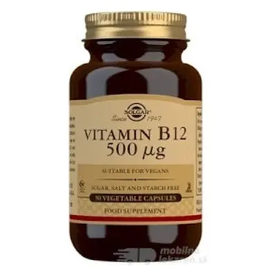 Solgar Vitamina B12 500 μg 50 capsule 1×50 cps