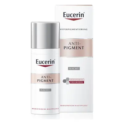 Eucerin Anti-Pigment, crema notte per le macchie con tiamidolo, 50 ml