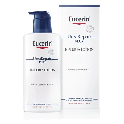 Eucerin UreaRepair Plus, emulsione per il corpo con il 10% di urea per pelli molto secche e ruvi