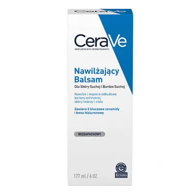 CeraVe, lozione idratante per viso e corpo con ceramidi, per pelli secche e molto secche, 177 ml